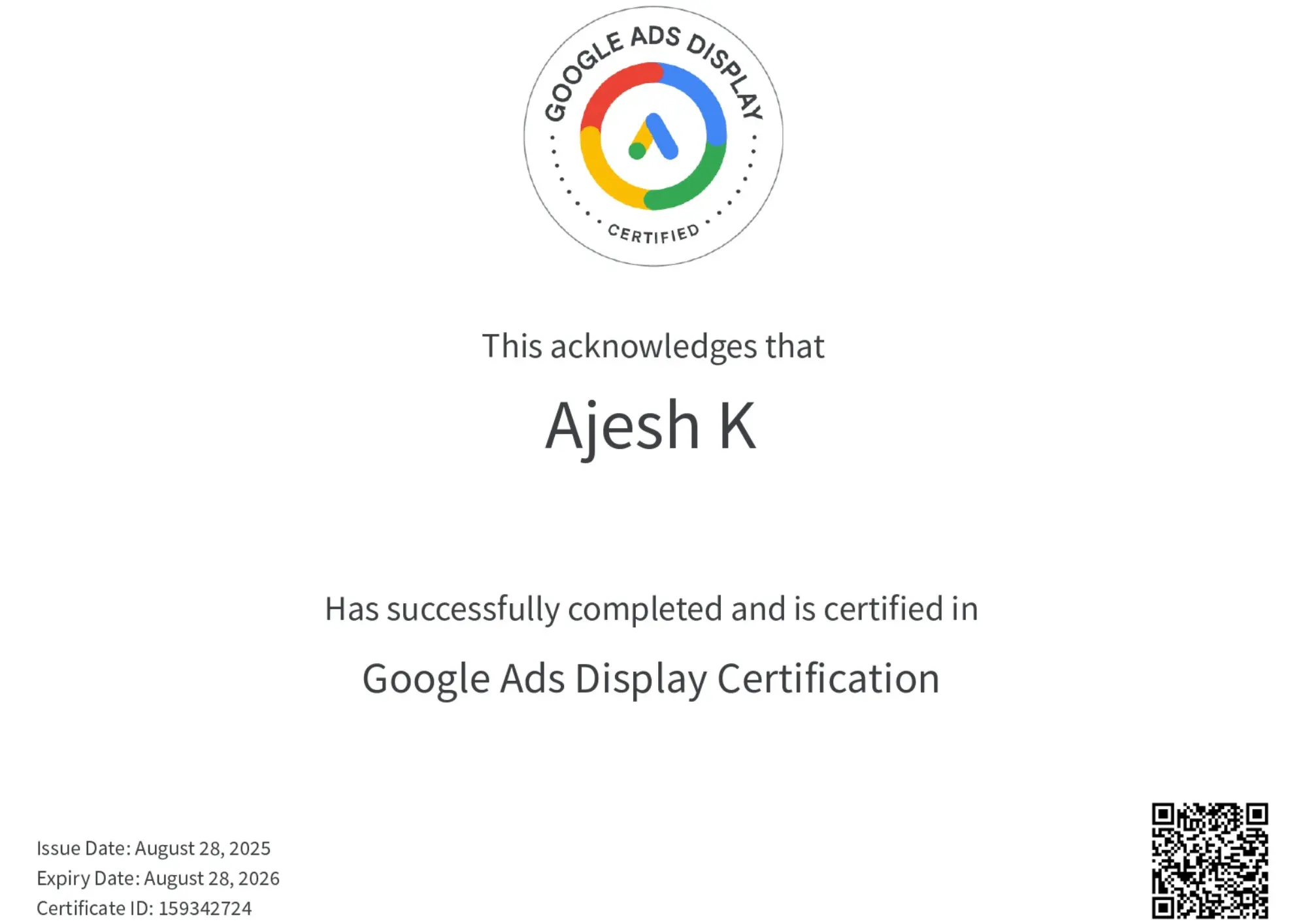 Freelance digital marketing professional working remotely on SEO, ads, and social media strategy.